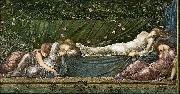 Edward Burne-Jones The Sleeping Beauty from the small Briar Rose series, painting